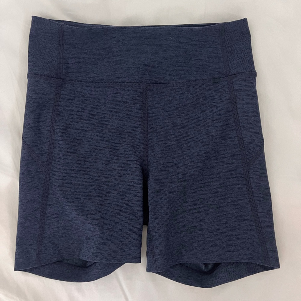 Navy Blue Biker Shorts